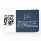 Company Logo QR Code Custom Vinyl Indoor Outdoor