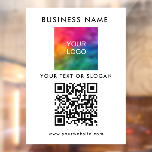 Company Logo QR Code Modern Elegant Trendy (Sheet 2)