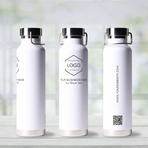 Company Logo QR code Promotional  Water Bottle