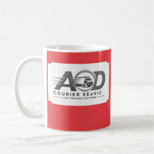 Company Logo Red Coffee Mug