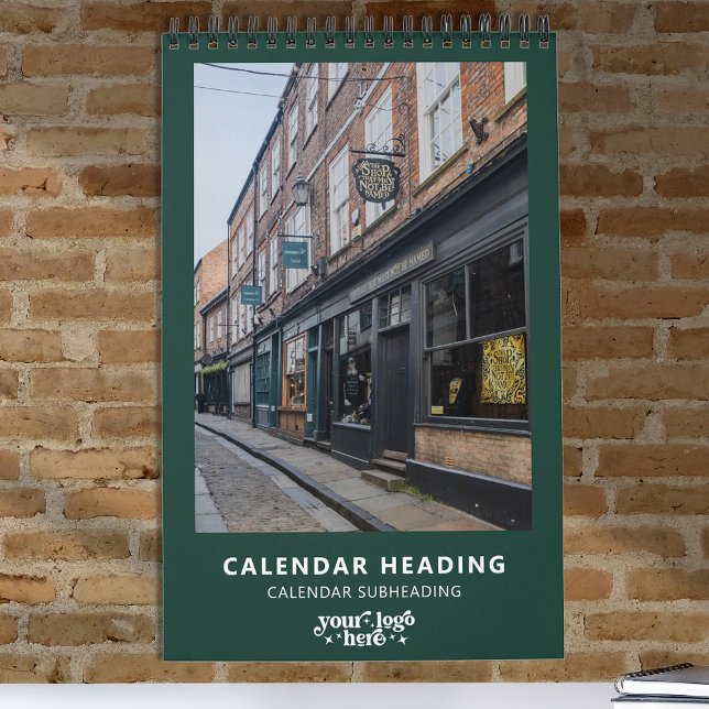 Company Logo Simple Modern Minimalist Promotional  Calendar (Creator Uploaded)