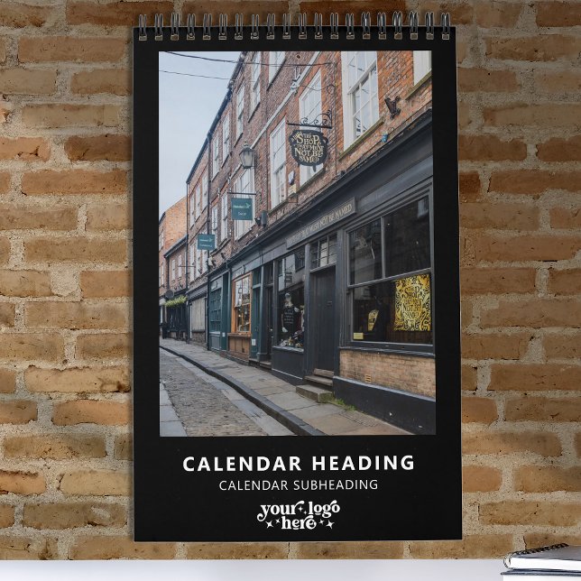 Company Logo Simple Modern Minimalist Promotional  Calendar (Creator Uploaded)