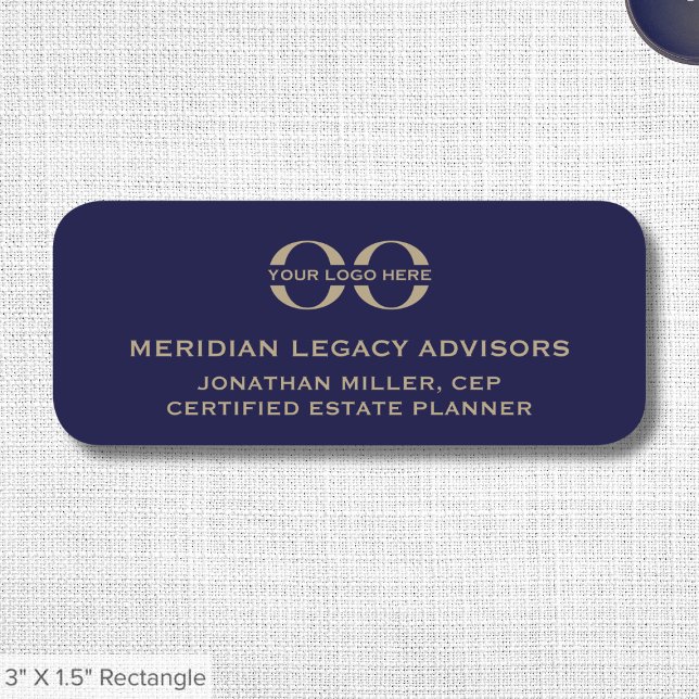 Company Logo Staff Name Tag (Creator Uploaded)