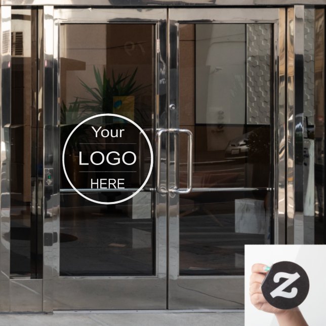 Company Logo Upload: Customise Your Business Logo  (Office Door)