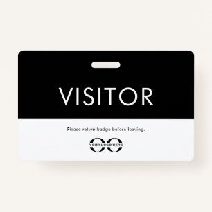 Company Logo Visitor Badge ID Badge