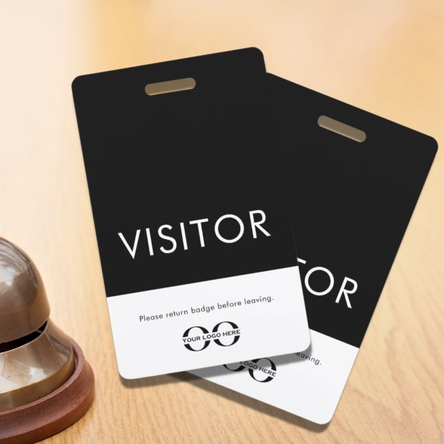 Company Logo Visitor Badge ID Badge (Creator Uploaded)