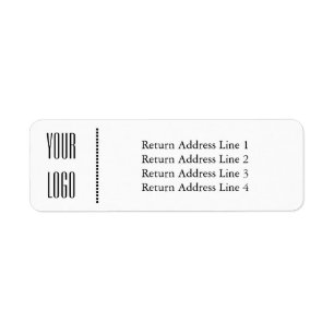 Company Logo with Business Return Address Labels