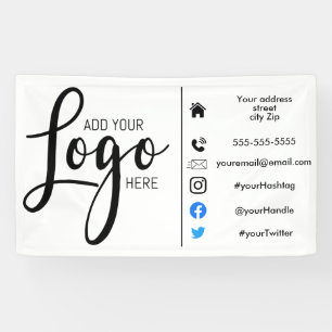 Company Marketing business add your logo Banner