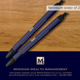 Company Monogram Branded Promotional Pen