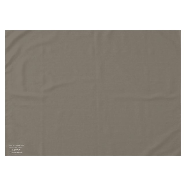 Company Name Info Tablecloth Template Custom Colou (Front (Horizontal))