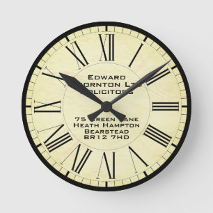 Company or Business Office Round Clock