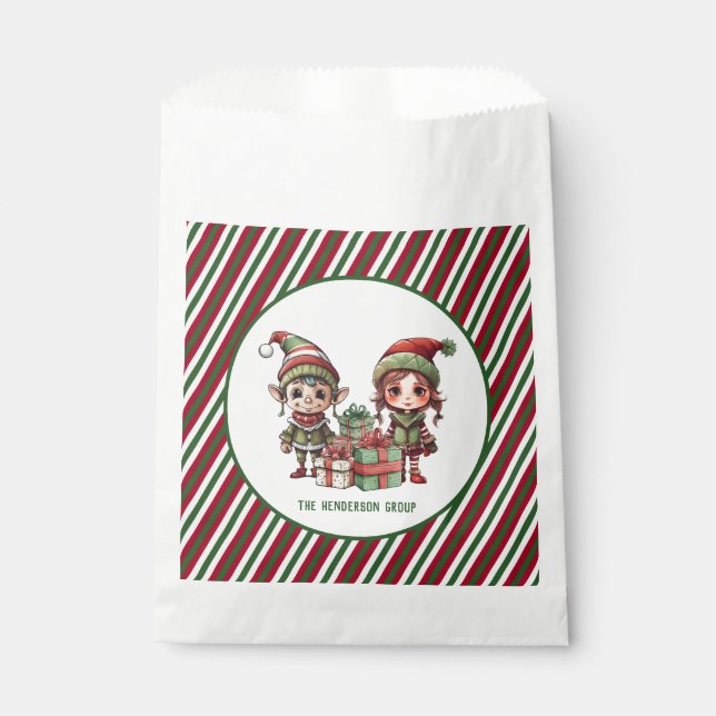Company Party Event Christmas  Favour Bag (Front)