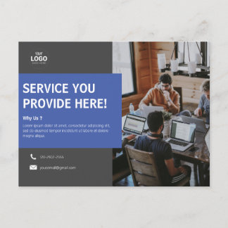 Company postcard for bussiness