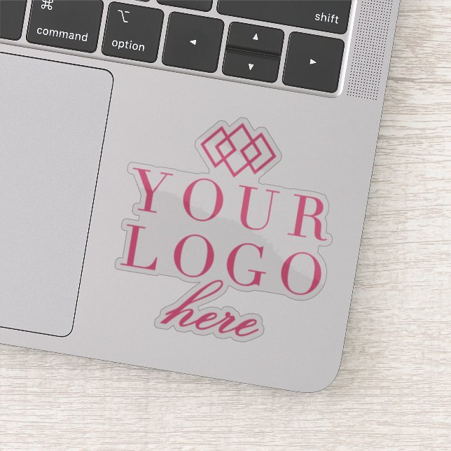 Company Promo Sticker | Your Logo Here Label (Detail)