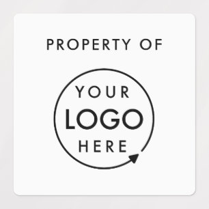 Company Property Logo   Business Asset Laptop
