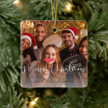 Company QR Code Photo Merry Christmas Giveaway