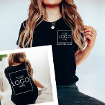 Company Shirts With Logo Custom Employee Name<br><div class="desc">Elevate your team's professional look with our Company Shirts With Logo Custom Employee Name. These custom t-shirts are designed to showcase your company's logo prominently on both the front and back, ensuring a cohesive and branded appearance. Personalise each shirt with the employee's name, adding a thoughtful touch and fostering a...</div>