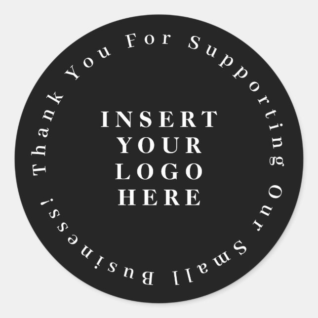 Company Thank You Business Sticker (Front)