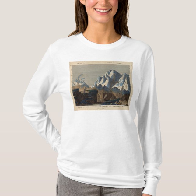 Comparative Height of the Principal Mountains T-Shirt (Front)