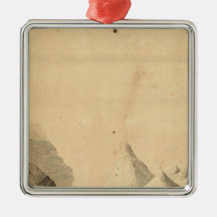 Comparative View Metal Ornament