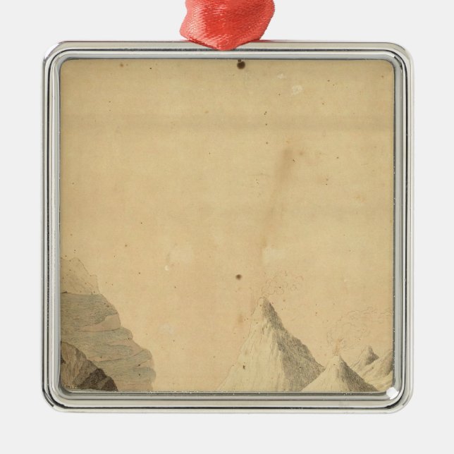 Comparative View Metal Ornament (Front)