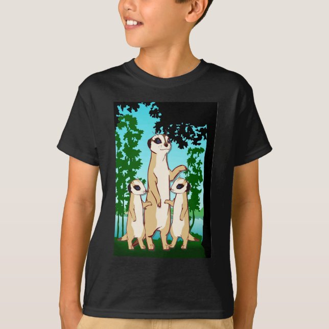 Compare my twin Meerkats T-Shirt (Front)