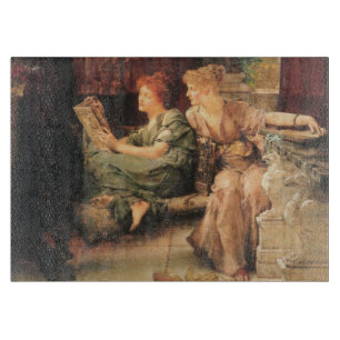 Comparisons by Lawrence Alma-Tadema Cutting Board
