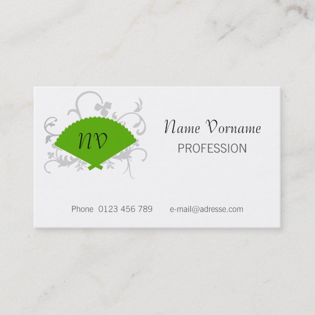 compartment business card (Front)