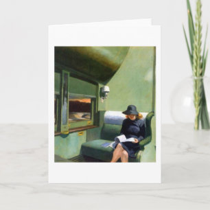 Compartment C Car Edward Hopper Card