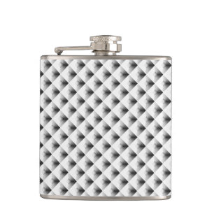 compartment design in Grey... Hip Flask