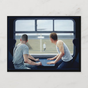 Compartments 2 1979 postcard