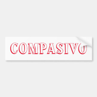 COMPASIVO Bumper Sticker