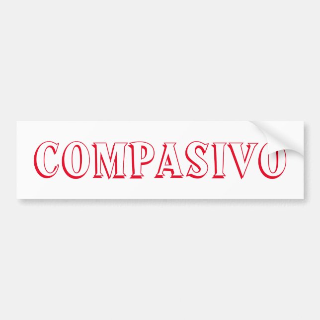 COMPASIVO Bumper Sticker (Front)