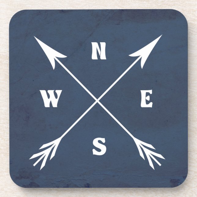 Compass arrows coaster (Front)