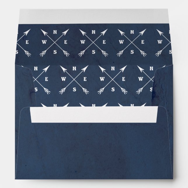 Compass arrows envelopes (Back (Bottom))