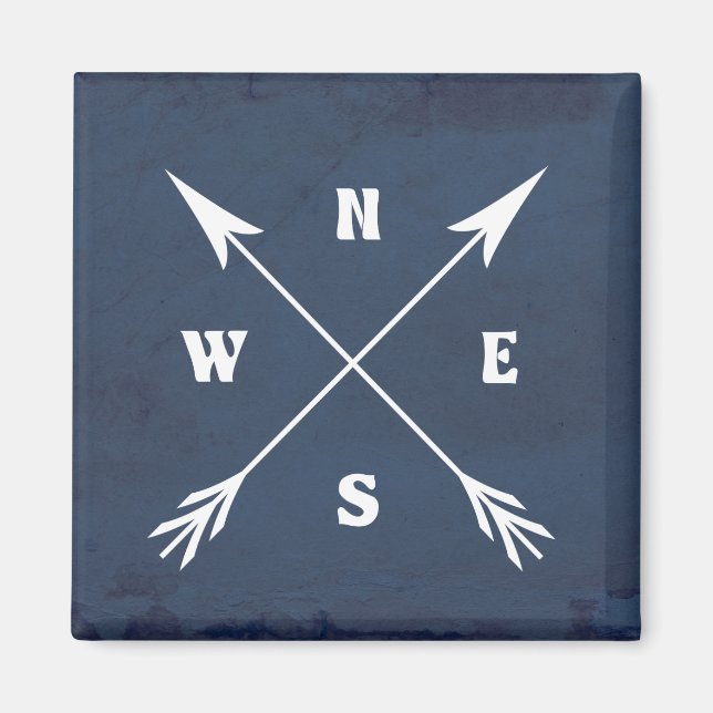 Compass arrows magnet (Front)