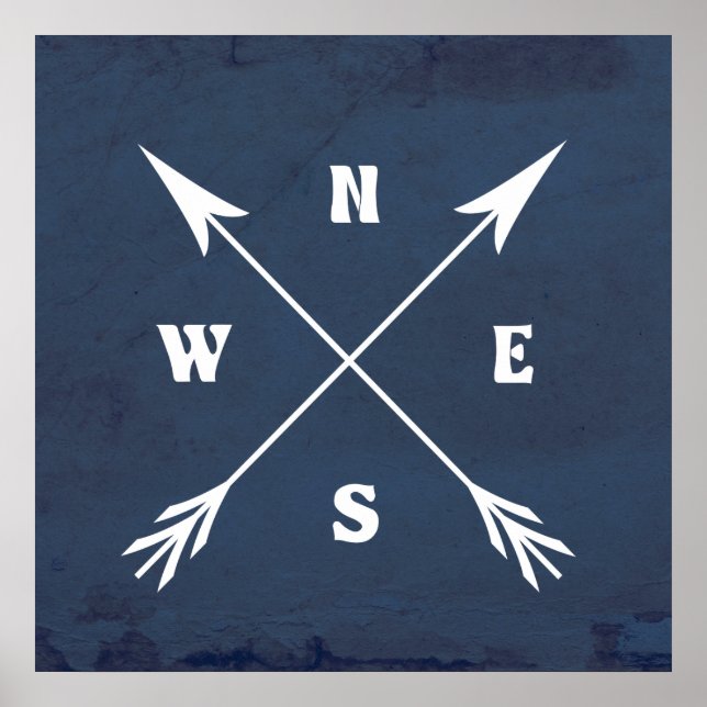 Compass arrows poster (Front)