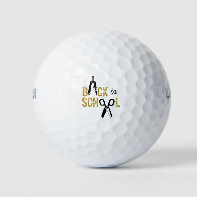 compass back to school golf balls (Front)