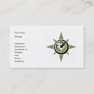 Compass Business Card Template