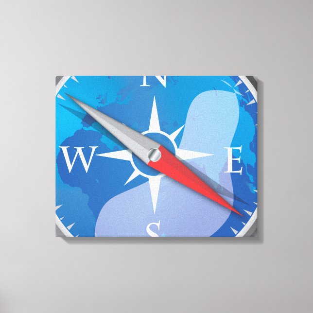 Compass Canvas Print (Front)
