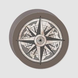 compass  car magnet