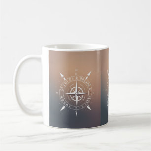 Compass Design Modren Mug