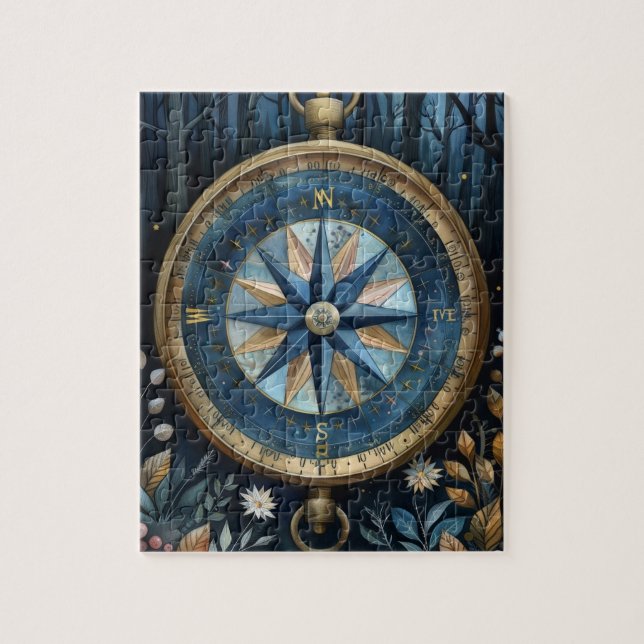 Compass  jigsaw puzzle (Vertical)