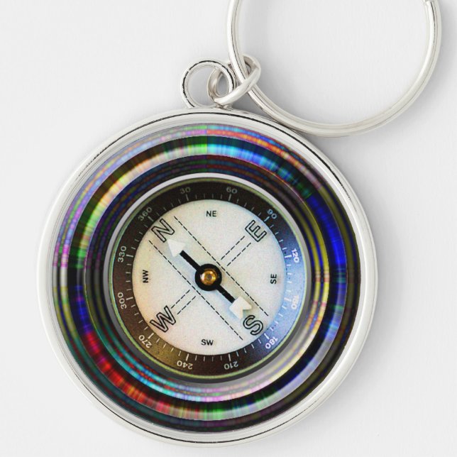 Compass Key Ring (Front)