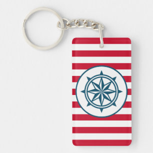 Compass Key Ring