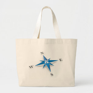 Compass Large Tote Bag