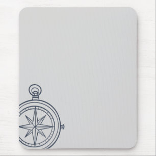 Compass- Midnight Cartographer  Mouse Pad