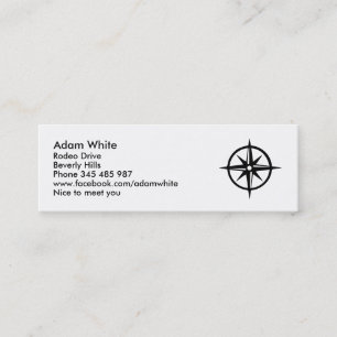 Compass Mini Business Card