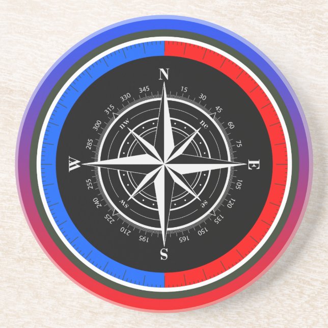 Compass Navigation Coaster (Front)