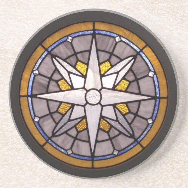 Compass Rose Coaster (Front)